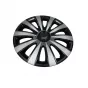  Колпаки колеса ГАЗель 16"(пласт) задний КАРАТ Super Black (пара)