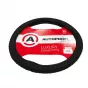 AP-800 BK (M) Оплетка на руль (соболь) M Autoprofi Luxury кожа плетеные вставки черная