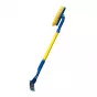 SNW-2243 Щетка для снега со скребком телескопич. 90-130 см расщепл. мягкая ручка DolleX