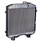 3205-1301010 Радиатор охлаждения ПАЗ ЗМЗ карбюратор алюминий 3 рядный (Luzar)