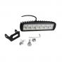 S07201007 Фара противотуманная OFF ROAD SKYWAY 160x45 мм, прямоугольная, 12V/24V, 18W, 6 диодов, направленн