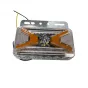 LED SQ7009 Фонарь габаритный боковой диодный желтый с бегающим указ повор 7009