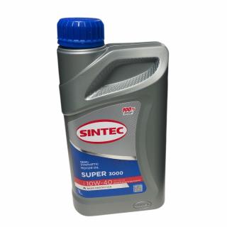 600239 Масло моторное п/синт. Sintec Супер 3000 10W40 1л